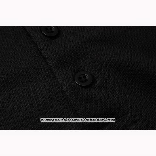 Camiseta Polo Nueva Zelandia All Blacks Maori Rugby 2019 Negro